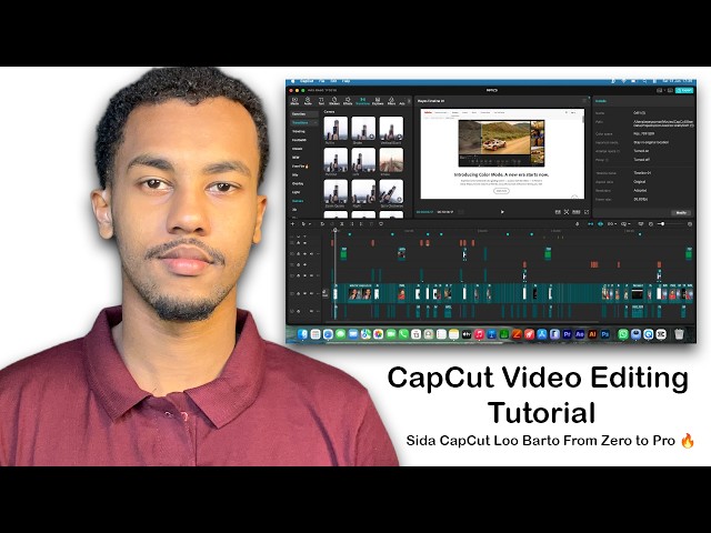 CapCut Video Editing Tutorial 2026 | Sida CapCut Loo Barto From Zero to Pro LESSON 4/5