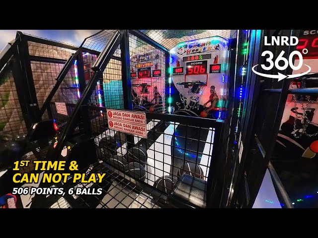 DREAM SHOOTER BASKETBALL ARCADE INDONESIA: 1st TIME & CAN'T PLAY THIS MACHINE 🤣| 506 POINT, 6 BALLS