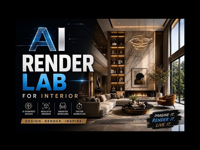 HOW TO USE AI RENDER LAB INTERIOR | AI RENDER LAB