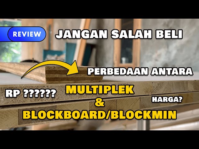 What's the difference between plywood and blockboard/blockmin? Can both be used to make furniture?