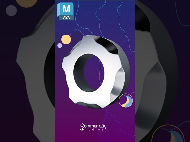 How To Make Complex 3D Shapes In Maya - Hard Surface Tutorial 🔷️