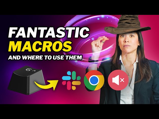 13 Time-saving MACROS For Your Keyboard