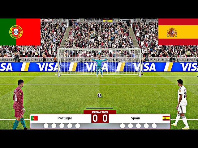 PORTUGAL VS SPAIN FULL PENALTY SHOOTOUT | POR VS ESP HIGHLIGHTS