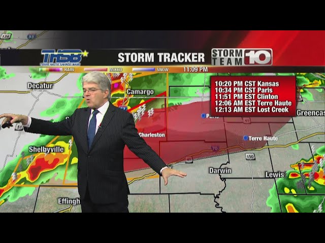 Storm Team 10 - Tracking Overnight Severe Weather