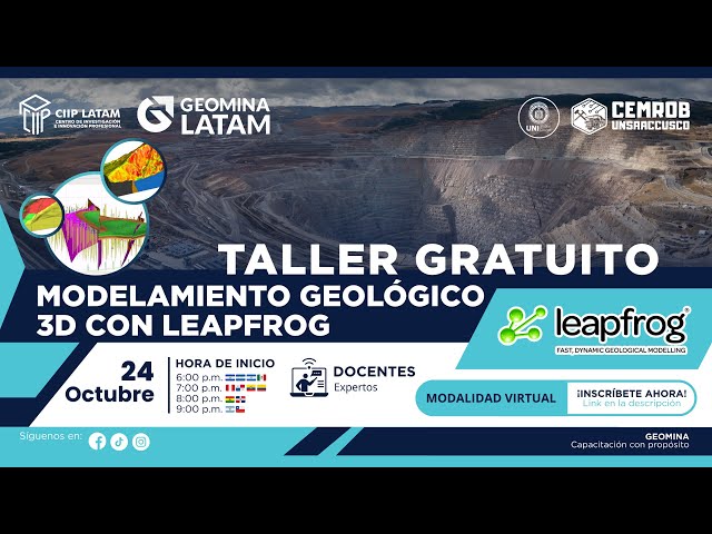 MODELAMIENTO GEOLOGICO 3D CON GEOMINA LEAPFROG