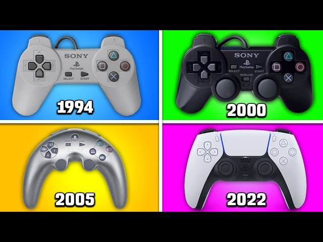 THE EVOLUTION OF PLAYSTATION CONTROLLERS
