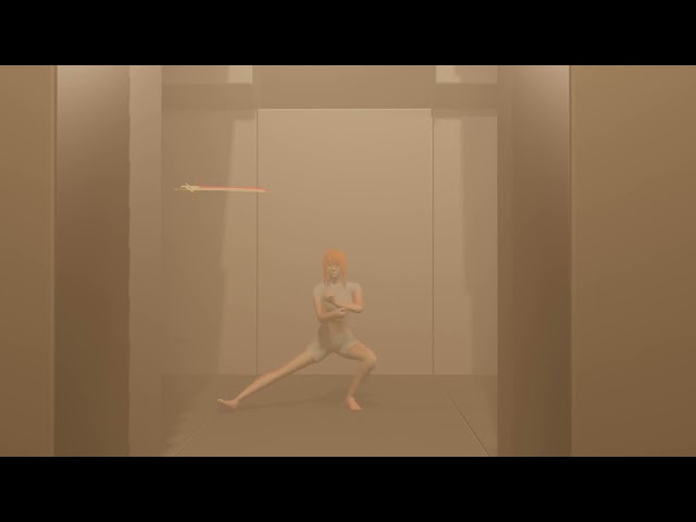 Blender 3D Character martial arts animation