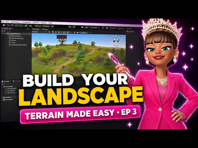 How to Build A Zepeto World EP 3: Terrain Made Easy (Unity)