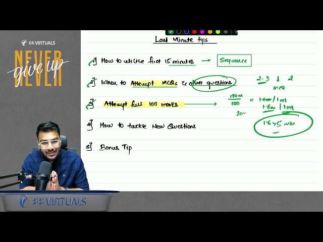 Advanced Accounts - LAST MINUTE TIPS Before Exam | CA Inter Jan'25 Exams | CA Aakash Kandoi