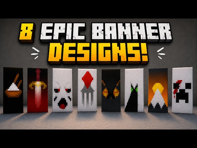8 EPIC Minecraft Banner Designs You NEED to Try!