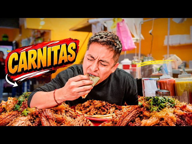 BREAKING A RECORD in a CARNITAS TACO EATING CHALLENGE 🌮