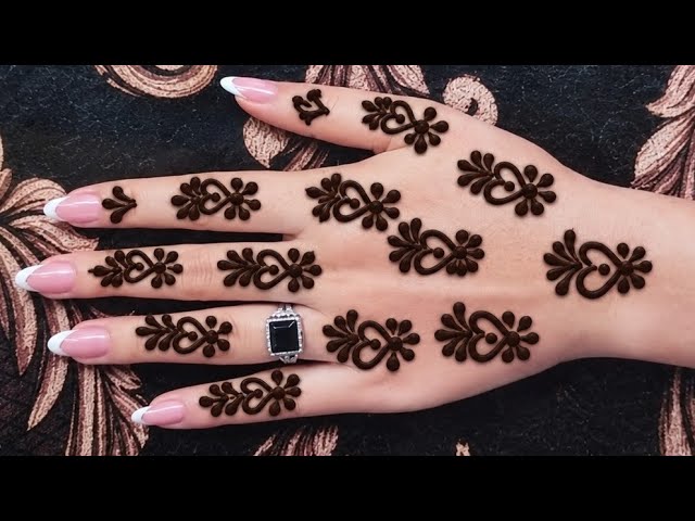 Easy simple mehndi design| Mehndi design| New mehndi design 2026 Stylish mehndi design #mehndi 