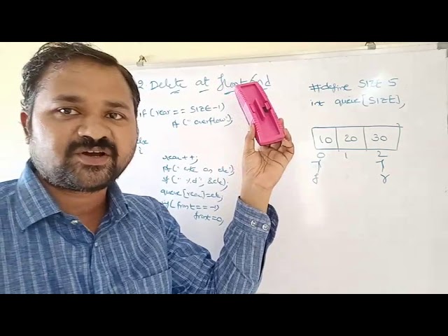 double ended queue using array