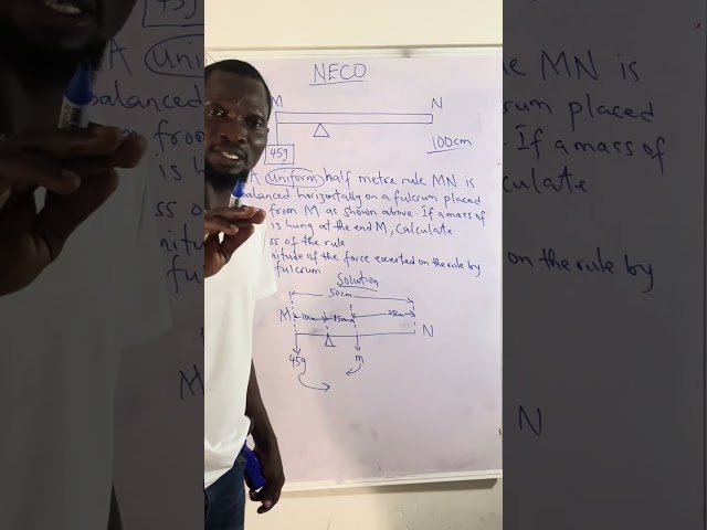 Principle of Moments Physics Problems | Half-Meter Rule Tutorial
