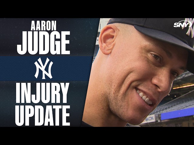 Aaron Judge gives injury update, return to play timeline for Yankees