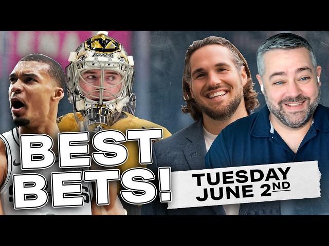 Best Bets Today 🚨 NBA Finals, Stanley Cup Finals & MLB Picks 6/2
