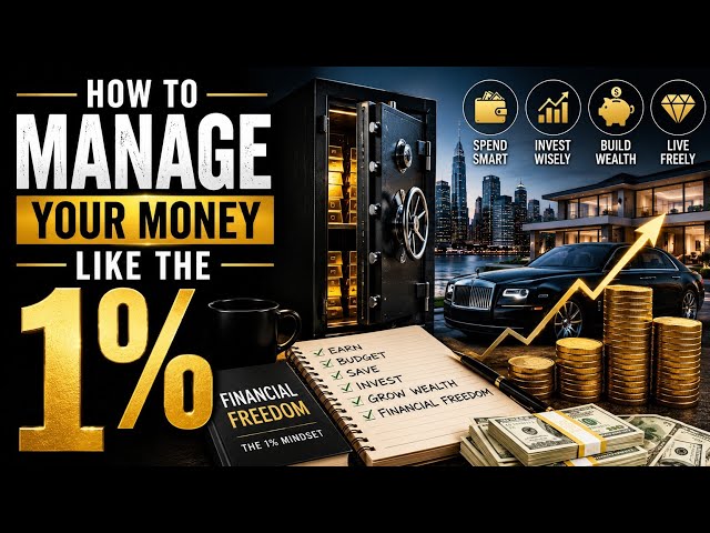How To Manage Your Money Like The 1% #finance  #wealth  #financetips #money  #save 