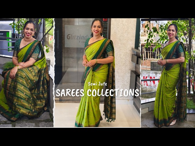 ✨ Elevate your elegance with exquisite semi jute sarees, blending tradition, comfort, beautifully. ✨