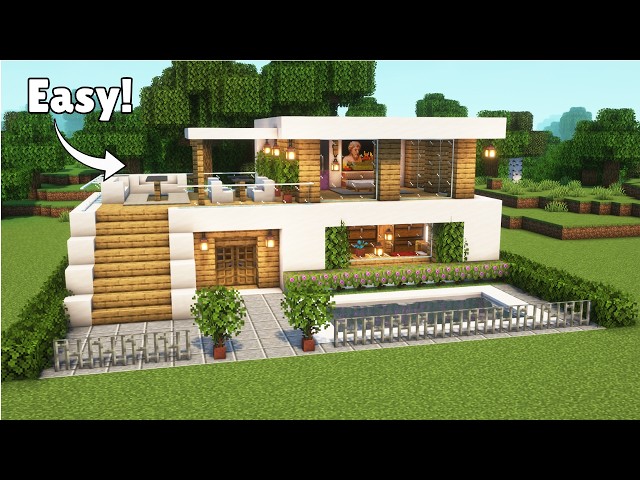 Minecraft: How to Build Modern House