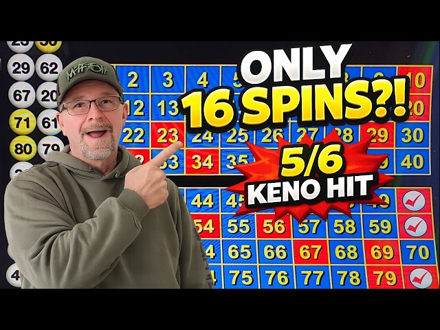 ¿Puede un boleto de $16 generar ganancias? 🎯 Prueba de Keno Six Spot