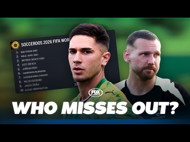 Socceroos squad unveiled for 2026 World Cup after Volpato heads into camp 🟢🟡 | Fox Sports Australia