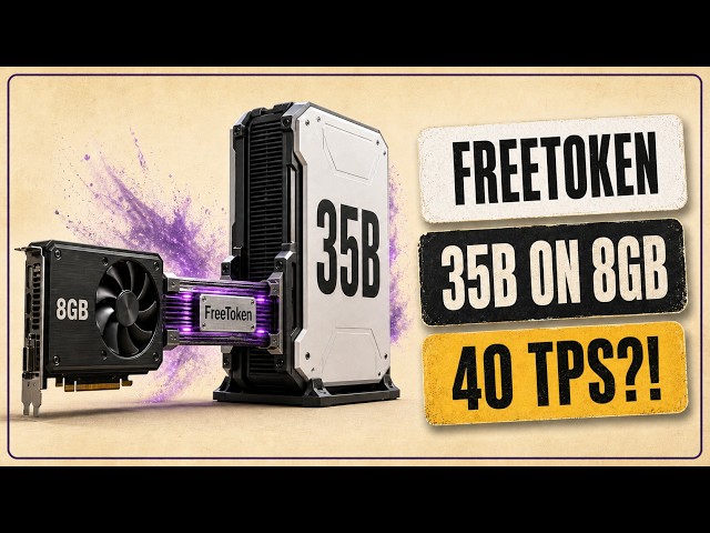 FreeToken vs llama.cpp — An 8GB Laptop Ran a 35B Model at Nearly 40 TPS
