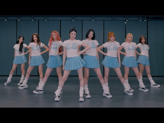 Hearts2Hearts - 'Gee' Dance Practice [MIRRORED] (Original Song by Girls' Generation)