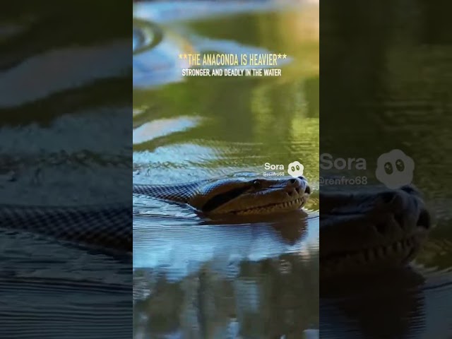 Anaconda vs Reticulated Python – World’s Biggest Snake? #anaconda #reticulatedpython #snakebattle