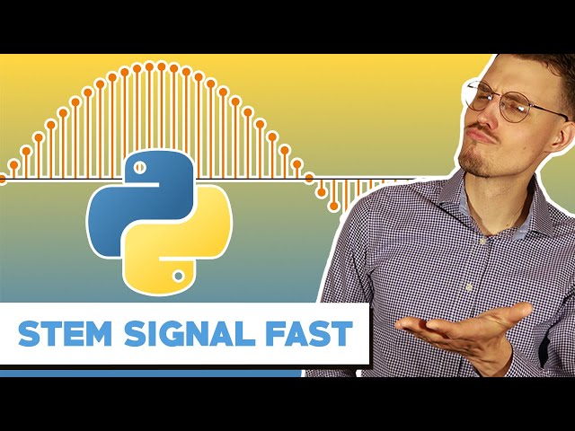 How To Stem Audio Signal Using Python and Matplotlib | Tutorial For Beginners