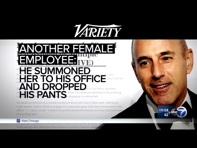 Matt Lauer fired for 'inappropriate sexual behavior'