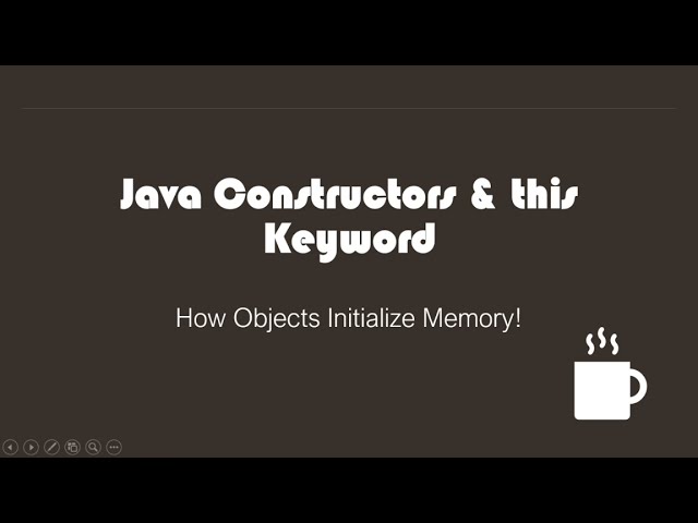 Java Constructors & 'this' Keyword Explained in 3 Minutes