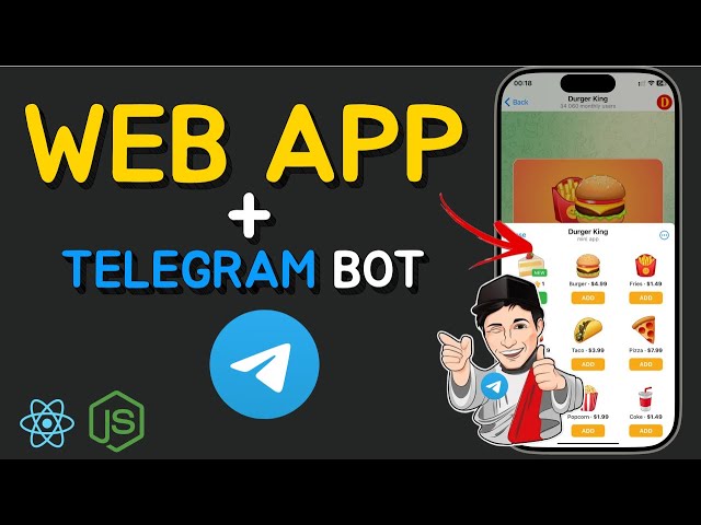 Building Durger King - Creating Bot + Telegram Mini App #1 [FULL GUIDE]