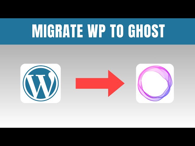 How to Migrate WordPress to Ghost Faster | Import Content to Ghost Tutorial
