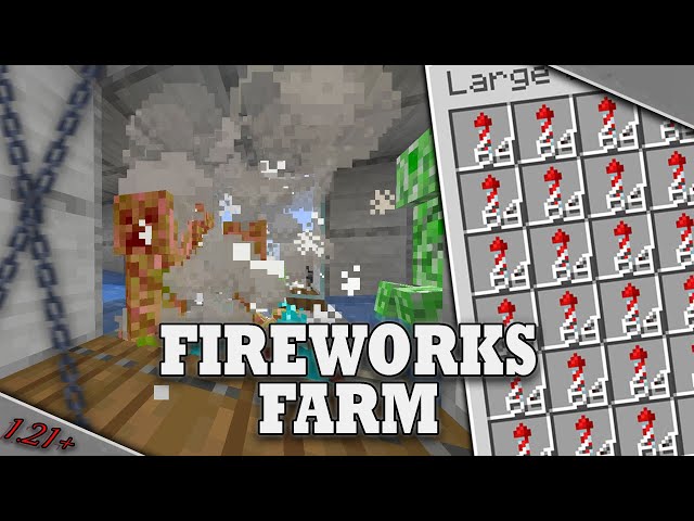FIREWORKS FARM | Minecraft 1.21.10