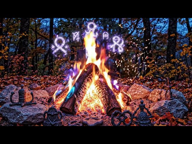 Peaceful Fireplace Ambiance 🪵 Soft Crackling Wood for Deep Relaxation & Meditation