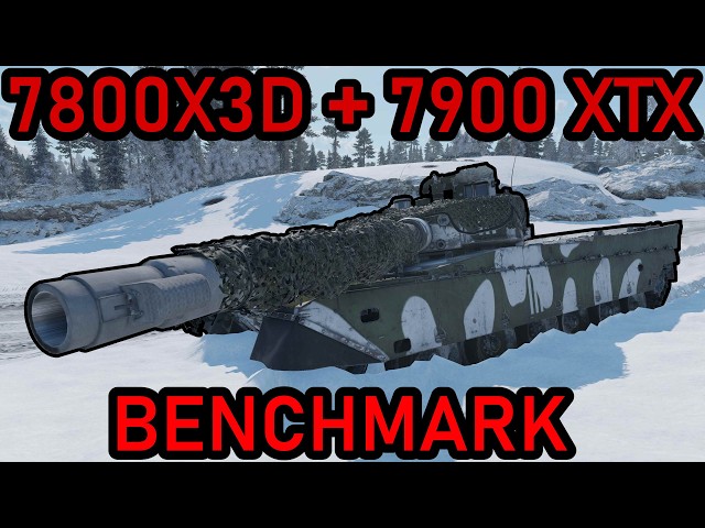 4K War Thunder Benchmark With The 7800X3D & 7900 XTX