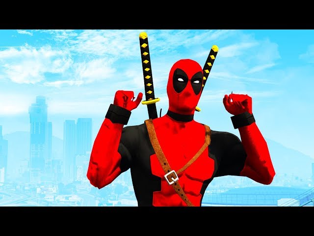 GTA 5 - PLAYING as DEADPOOL!