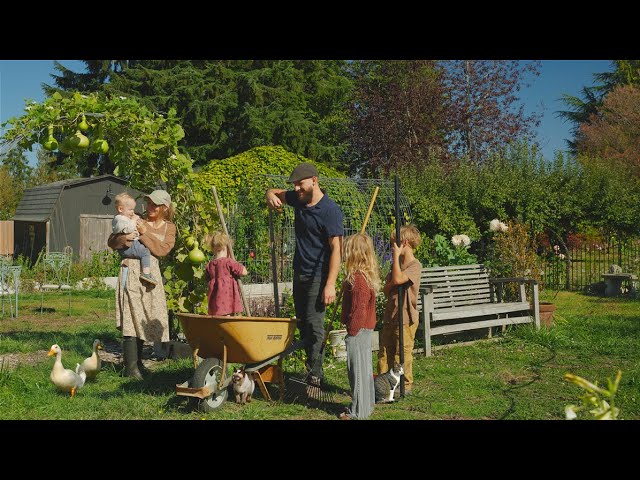 Life on a Small Farm with Four Kids, Gardening, Planting, and Slow Living