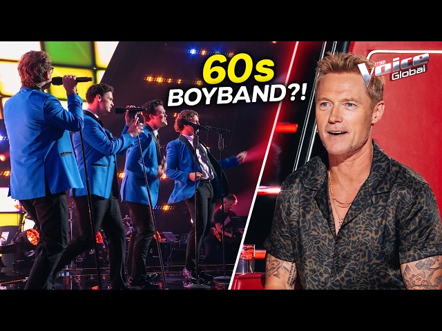 4 Friends Formed a 60s Boy Band... 11 Years Later They Earned 4 Chairs | The Voice Australia 2026