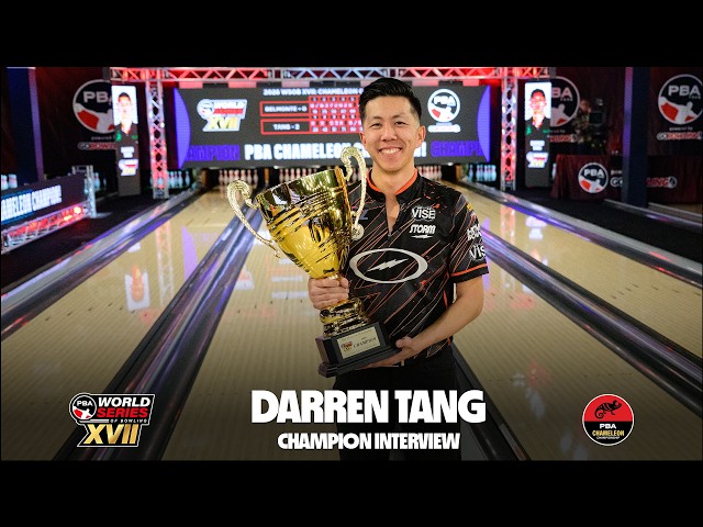 Darren Tang Champion Interview | PBA Chameleon Championship