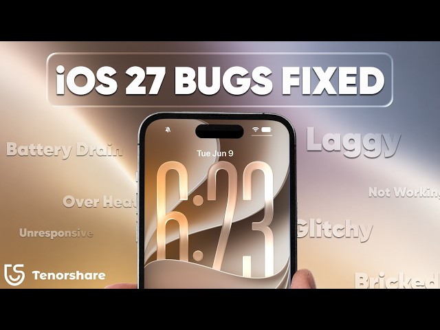 iOS 27 Bug & Issues | How to Downgrade iOS 27 to 26 on iPhone Without Losing Data