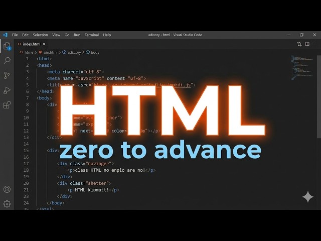 Installing HTML in VS Code