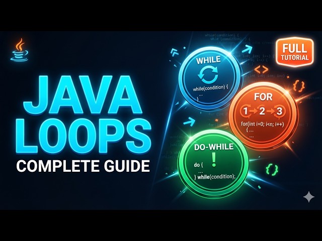Java Loops Explained While, For & Do While Loops with Examples #JavaLoops#JavaProgramming#LearnJava
