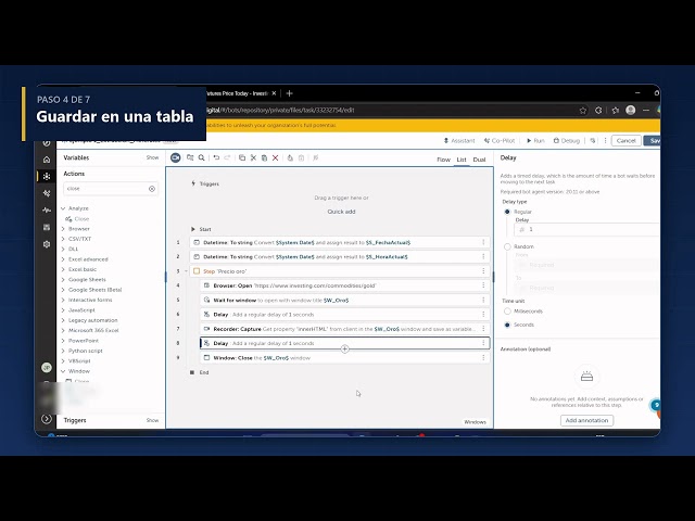 Cómo extraer datos de una web a Excel sin programar | Automation Anywhere