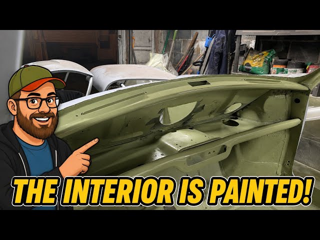 Project Simon: Interior and Engine Bay Painted!