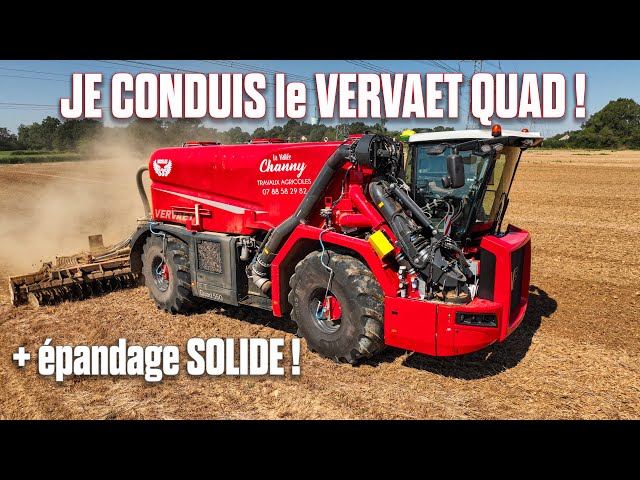 😎 I'M DRIVING this SELF-PROPELLED SPREADER for SOLID SPREADING + SOLID SPREADING with PERARD & 8R...