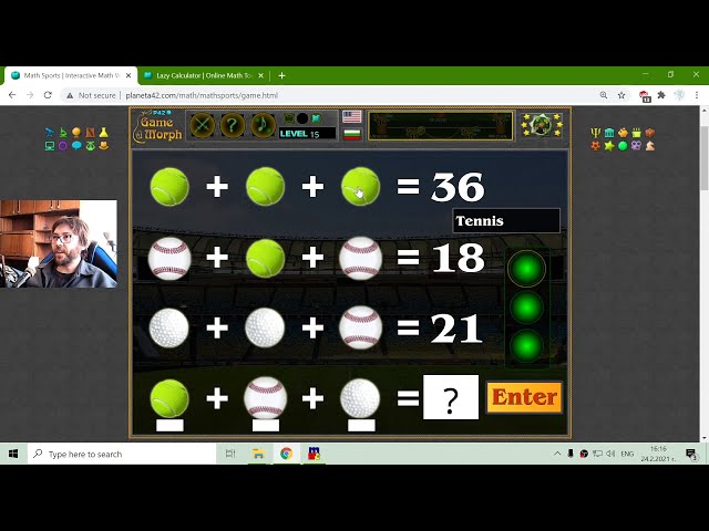 Sporting System Equation - Interactive Maths Lesson 🧮🎥🎓