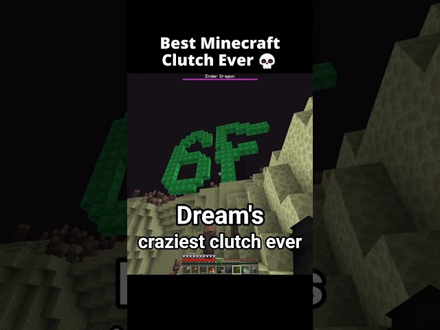 Minecraft's Craziest Clutch Ever