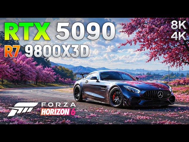 Forza Horizon 6 : RTX 5090 32GB - Max Settings | 4K & 8K
