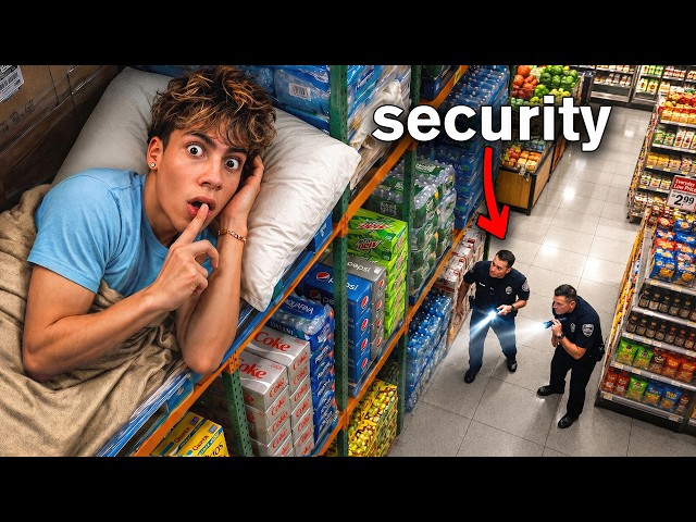 I SECRETLY Lived in a Grocery Store